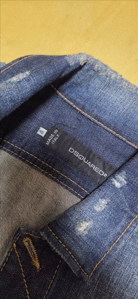 디스퀘어드2 여성 여자 데님 청자켓 44 사이즈--1