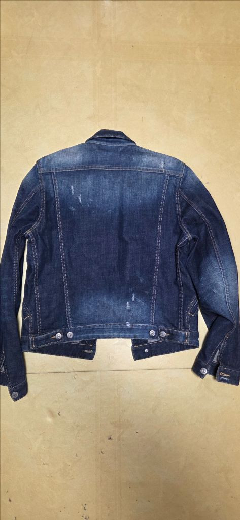 디스퀘어드2 여성 여자 데님 청자켓 44 사이즈--5