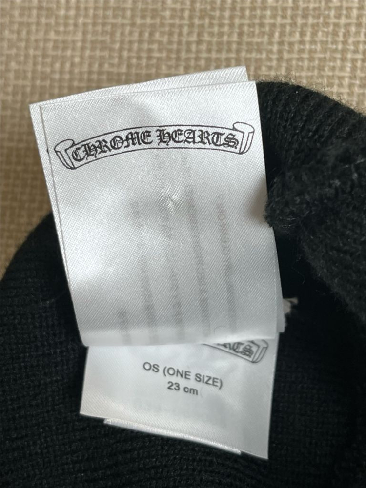 크롬 하츠 / 로고 비니 / 블랙 / 사이즈 Free--4