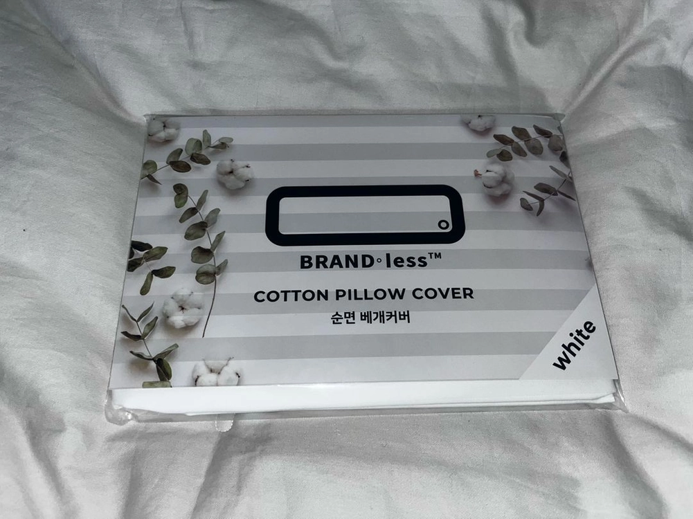 새상품) 브랜드리스 순면 베개커버 이미지