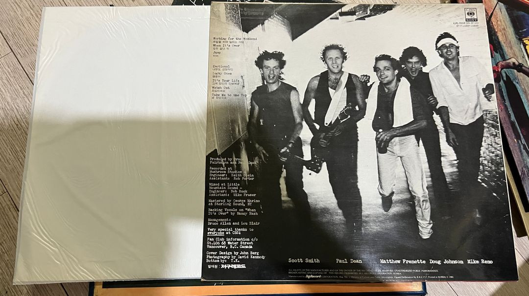 LOVERBOY 러버보이 Get Lucky LP 레코드--1