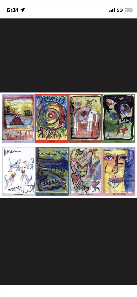 Pet Oracle Cards 펫 오라클 타로카드. (절판됨 소장품)--1