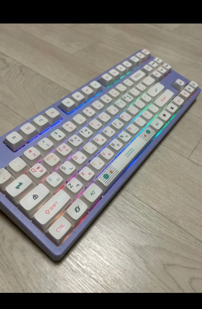 닌자 NINJA87 Pro 퍼플 기계식 키보드 이미지