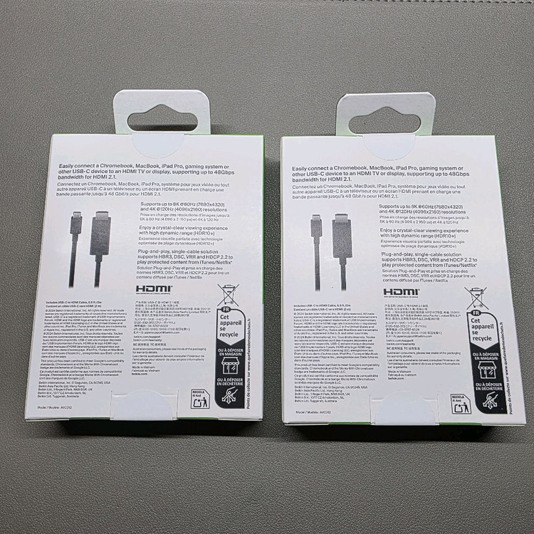 [미개봉] 벨킨 USB-C to HDMI 케이블 2M--4