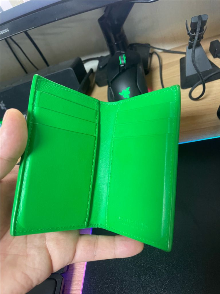 보테가 베네타 플랩카드지갑--5