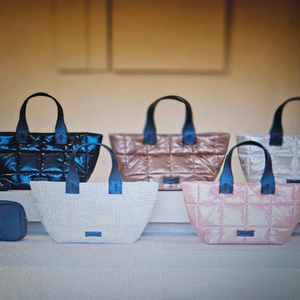 지온리안테 라이트 패딩백 + 미니백 세트(핑크/브라운)