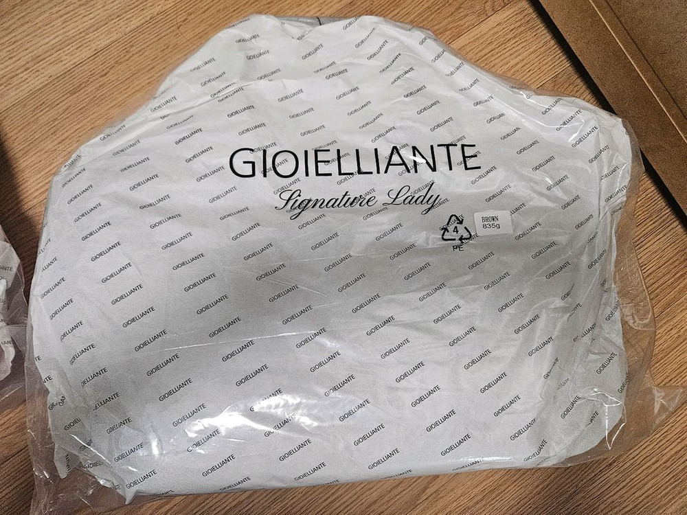 지온리안테 라이트 패딩백 + 미니백 세트(핑크/브라운)--8