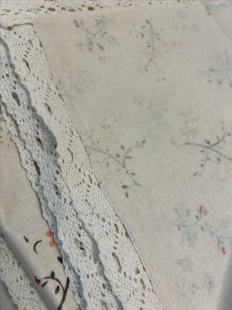 플라워 패턴 테이블보 식탁보 방수 방유--6