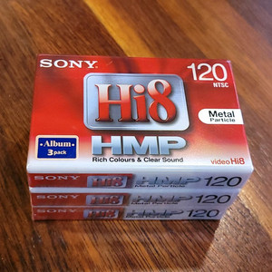 소니 8mm 캠코더 비디오테이프 HMP(3pack) 이미지