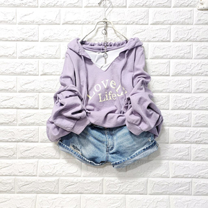 라벤드후드티셧