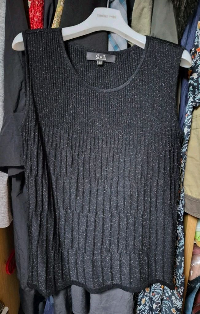 C&L 나시 가디건 세트--2