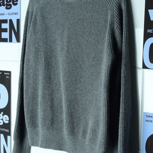 (M-XL) 더니트컴퍼니 니트 케이브 차콜 놈코어 이미지