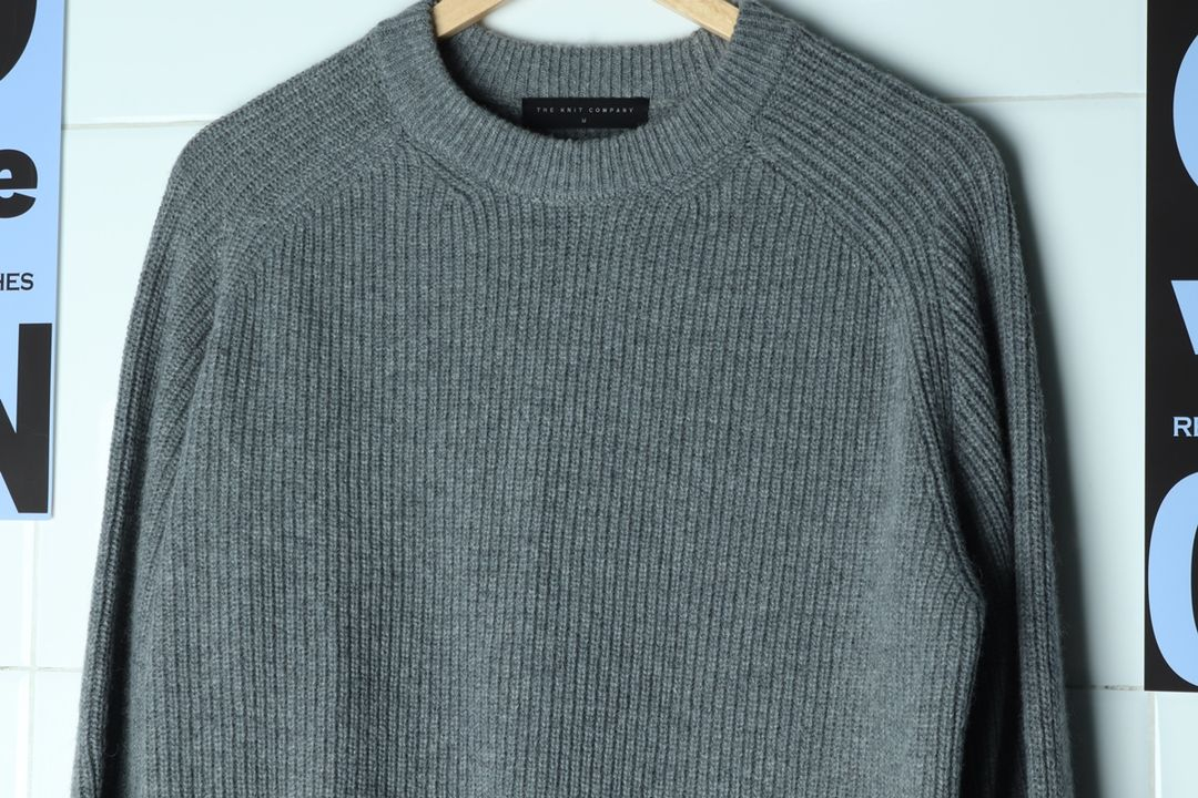 (M-XL) 더니트컴퍼니 니트 케이브 차콜 놈코어 이미지