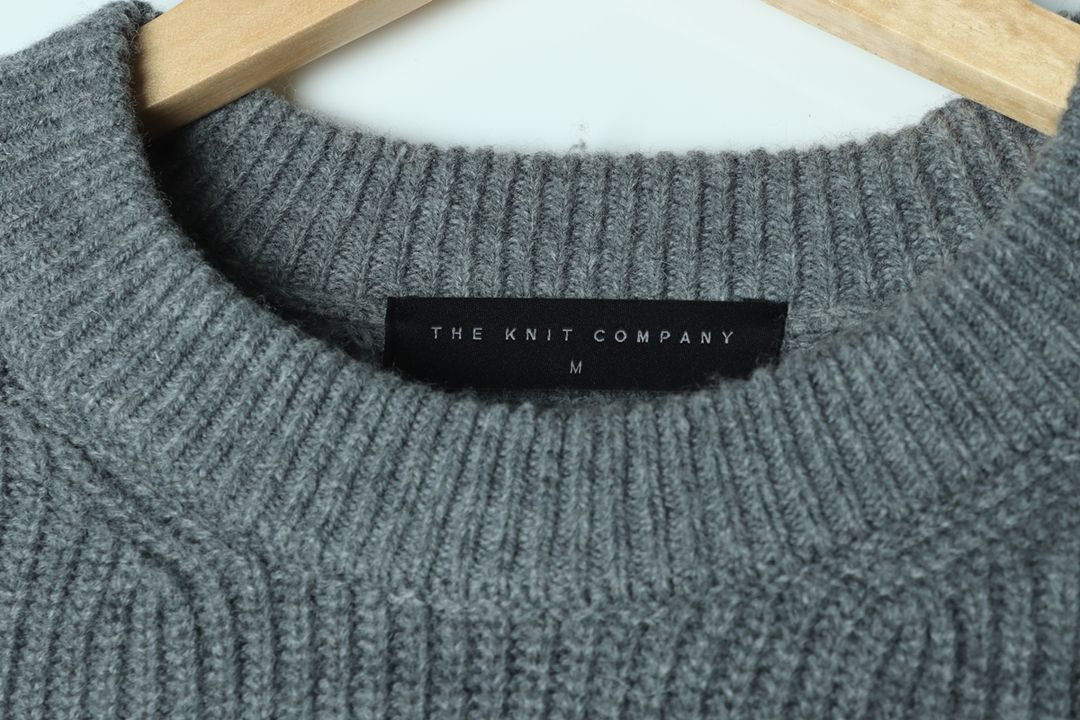 (M-XL) 더니트컴퍼니 니트 케이브 차콜 놈코어 이미지