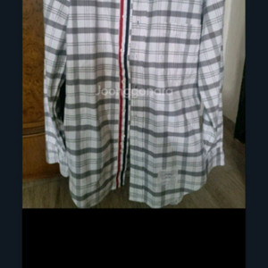 톰브라운 체크 셔츠. S/M