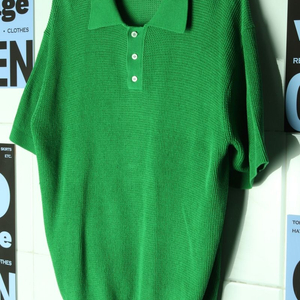 (XL-2XL) 인템포무드 반팔 카라 티셔츠 니트 이미지