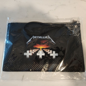 [클러치백] 메탈리카 Metallica 락밴드 클러치백 파우치 (새제품) 28cm x 17.5cm