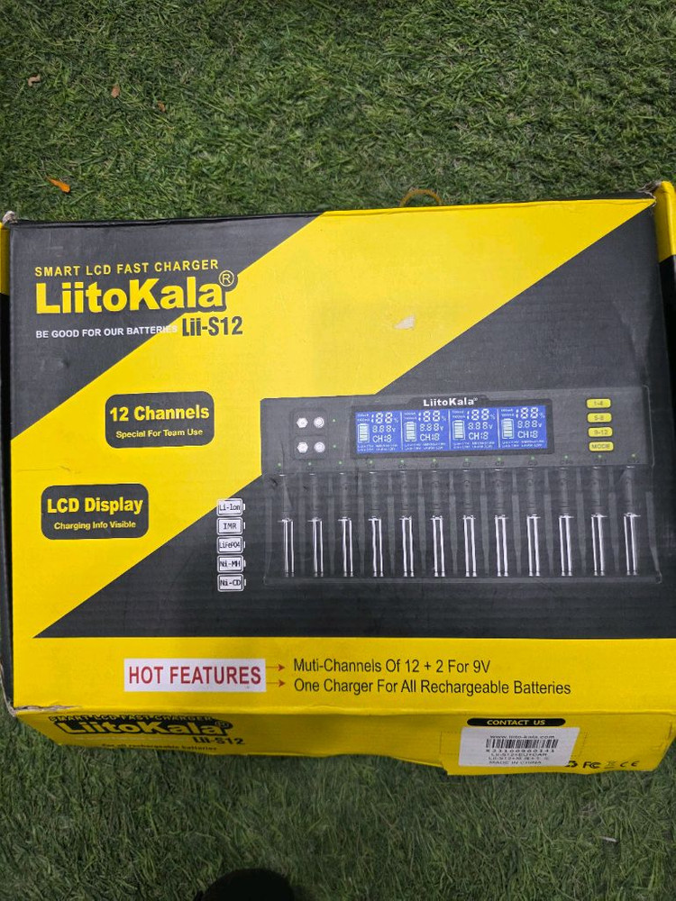 새상품 리토칼라 Lii-S12 12구 배터리 충전기--6