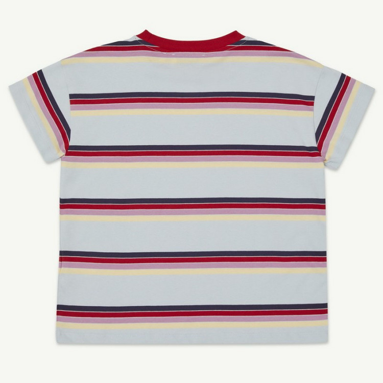 (새상품, 정품) 26ss 메인스토리 루즈 티셔츠, Pearl Blue Stripe 10y, 12y--1