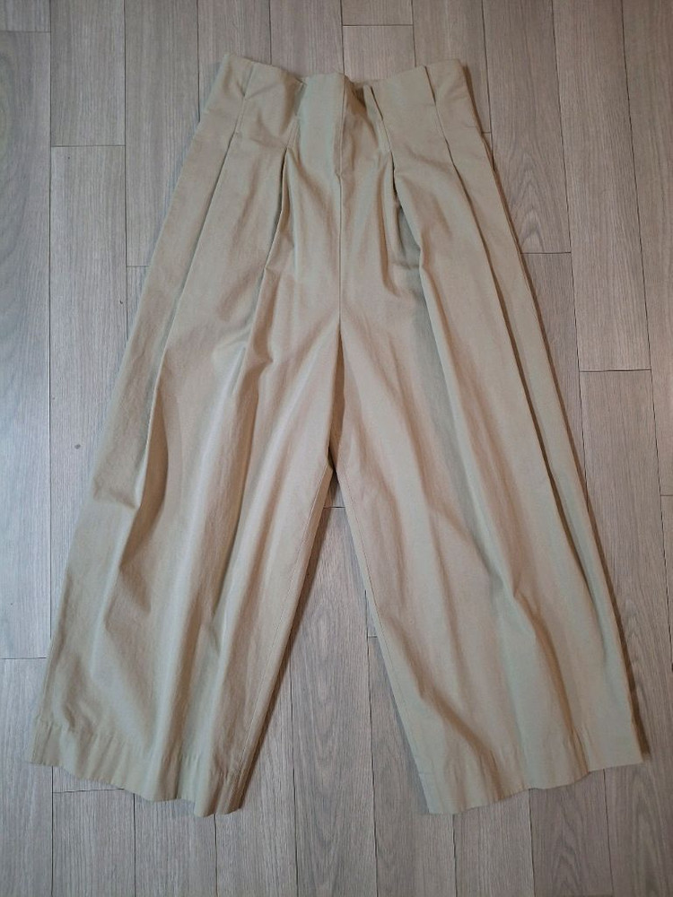 코스 cos 플리티드 와이드 레그 팬츠 eu34--4