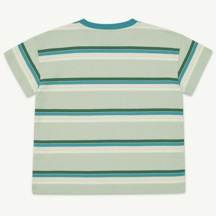 (새상품, 정품) 26ss 메인스토리 루즈 티, Green Tint Stripe 8y, 12y--1