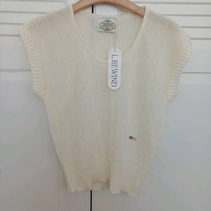 (새제품) L.REWIND 엘리와인드 니트 조끼