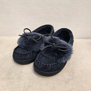 베어파우 여성 퍼 모카신 네이비 240 이미지