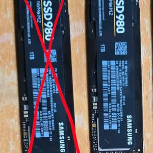 삼성 980 1tb 판매합니다.