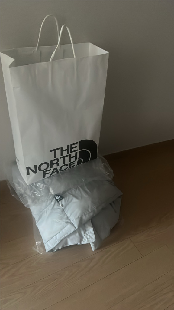 더 노스페이스 아동 롱패딩 (150) 거의 새상품--1