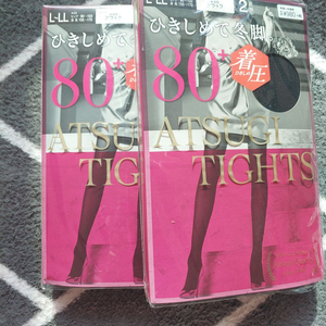 아츠기 스타킹 80d 블랙 라지( 키큰사람용) 4켤레 반값택배비 포함 이미지