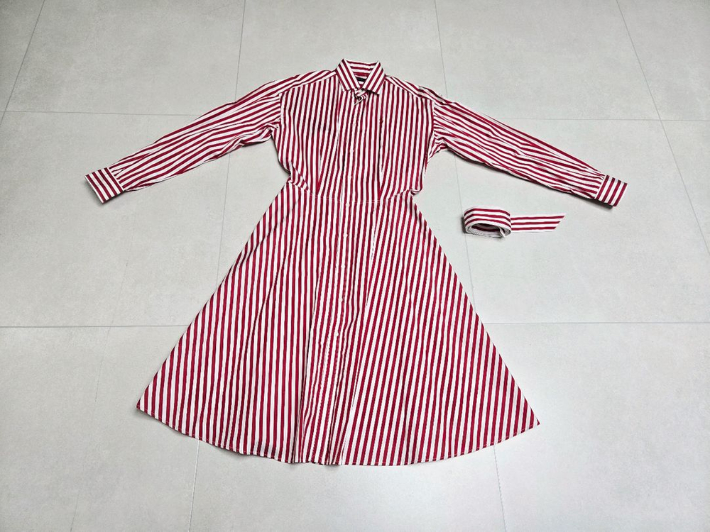 폴로 랄프로렌 스트라이프 셔츠 원피스--5