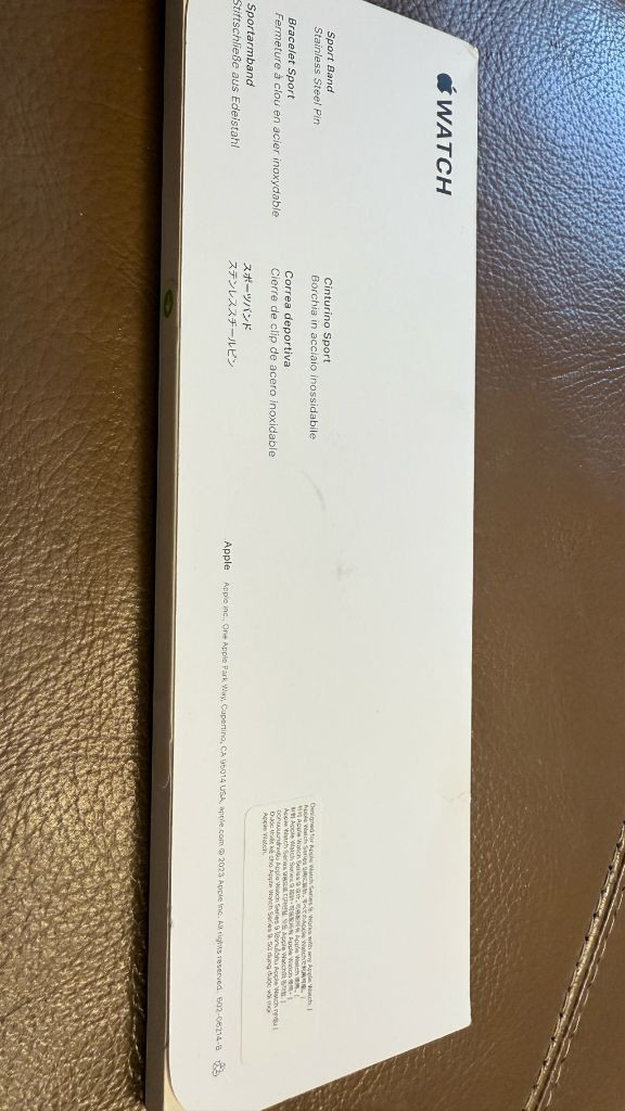 애플워치 스포츠 밴드 스톰 블루 M/L 41mm 미개봉--2