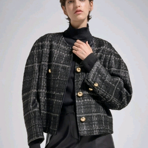 시스템 트위드 자켓