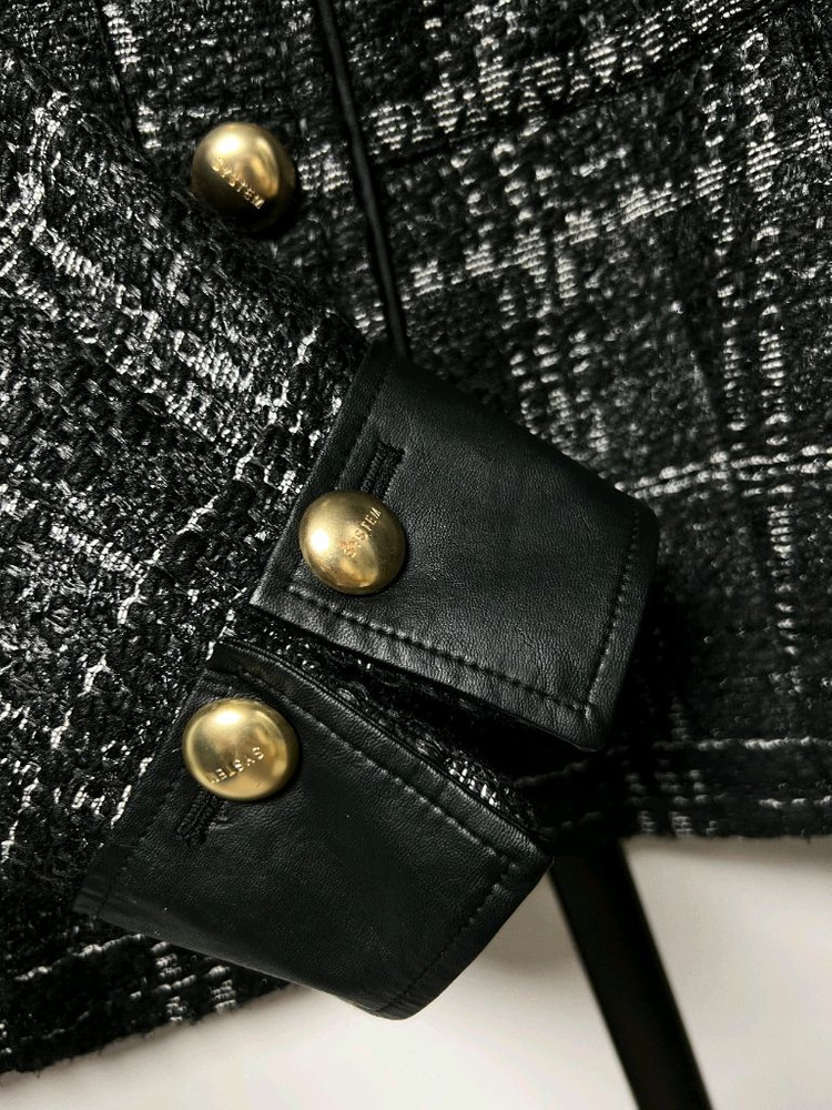 시스템 트위드 자켓--8