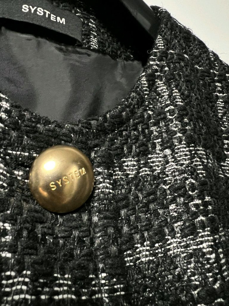 시스템 트위드 자켓--9