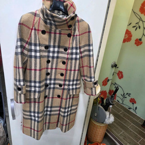 버버리 런던 노바체크 코트
