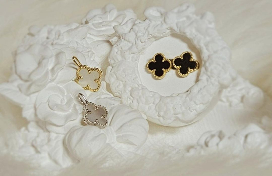 14k팬던트 크로버--2