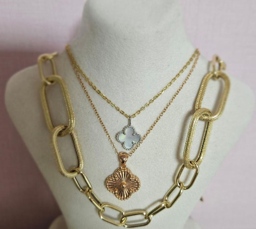 14k팬던트 크로버--3