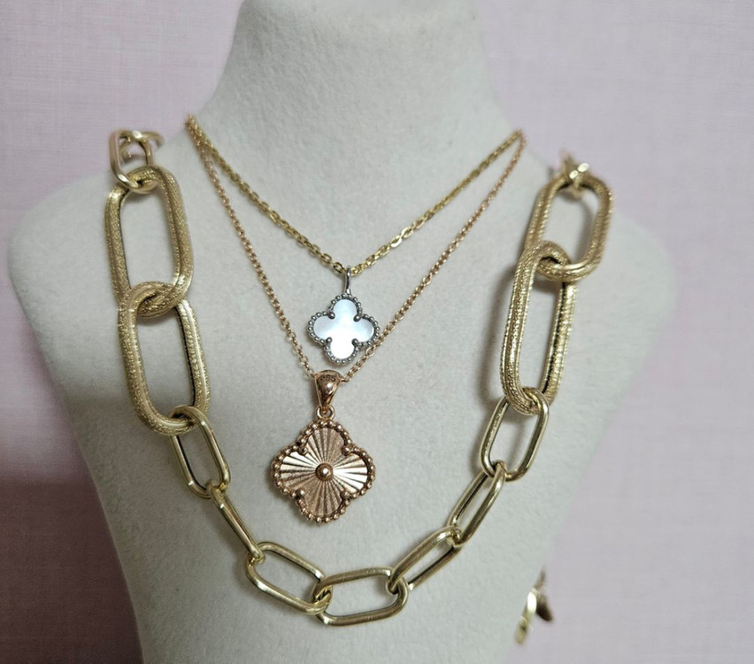 14k팬던트 크로버--7