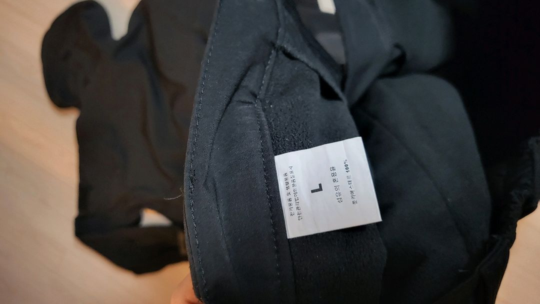 (블랙)택티컬 소프트쉘 기모 자켓과 바지 상하의 세트. 벨트 포함--3