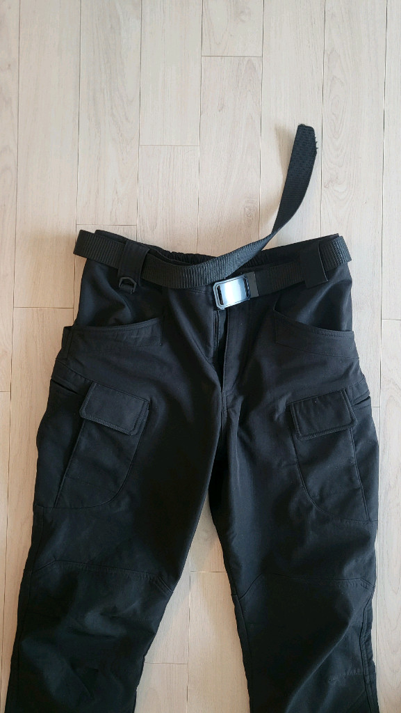 (블랙)택티컬 소프트쉘 기모 자켓과 바지 상하의 세트. 벨트 포함--7