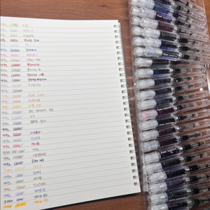 카쿠노 F닙 파이롯트 만년필 33자루 일괄