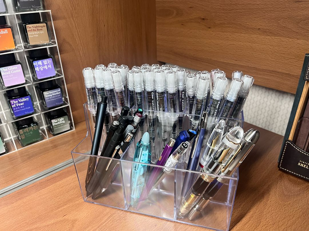 카쿠노 F닙 파이롯트 만년필 33자루 일괄--1