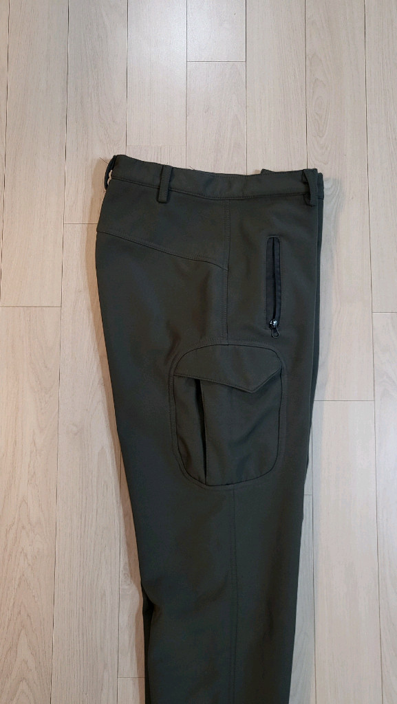 (카키색)텍티컬 소프트쉘 기모 전술복 카키색 상하의 세트--8