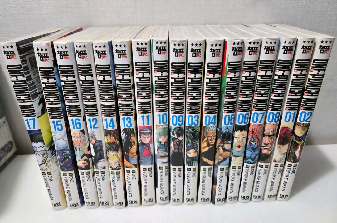 한강, 수호지. 캣스트릿. 묵향. 십 팔사략. 원펀맨 팝니다--4