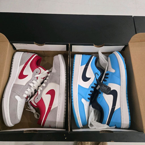 나이키 조던1 2개 일괄 팝니다 270 사이즈