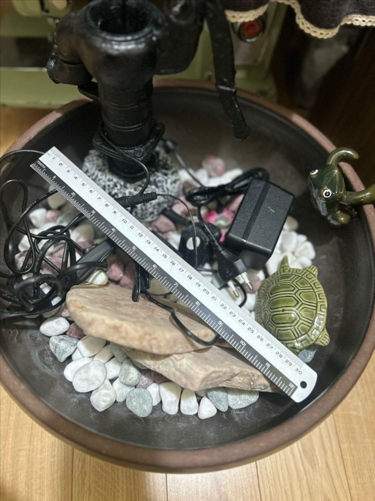 인테리어 펌프형 분수 옹기 수반--4