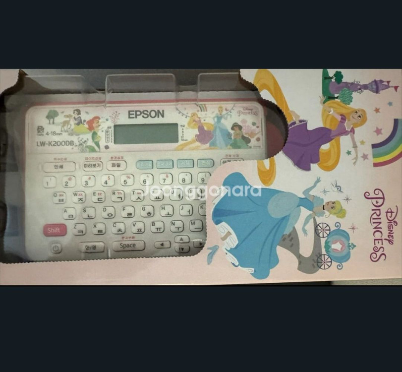 (미개봉 새상품)엡손 디즈니 프린세스 라벨프린터 LW-K200DB 앱손--0