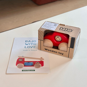 바조 스포츠카 포르쉐 원목 장난감 새상품