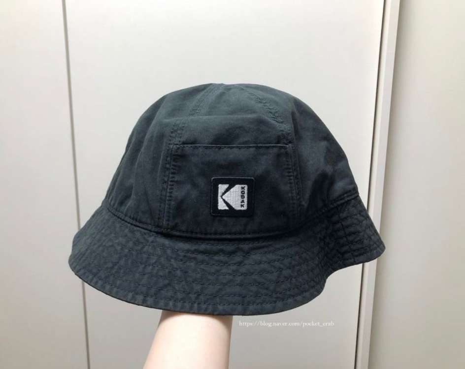 (새상품) 코닥 버킷햇 블랙 M/L--2